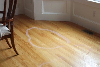 Before Hardwood Flooring Cleaning in North Reading, MA